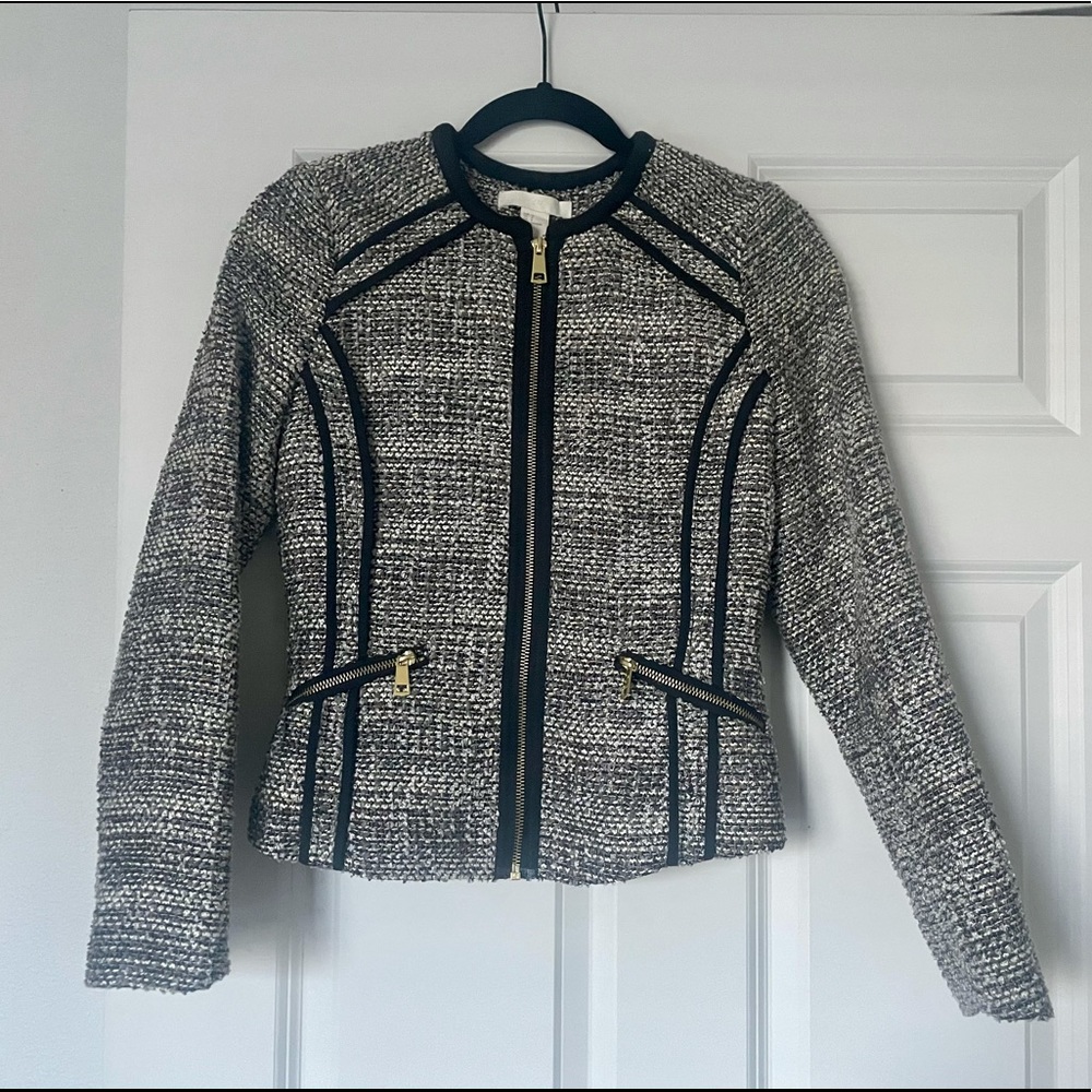 H&M textured weave jacket